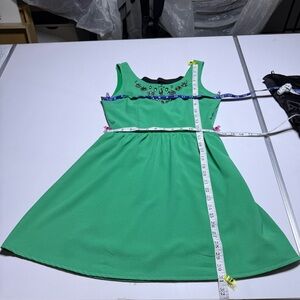 Gianni Bini Green Embellished Mini Dress